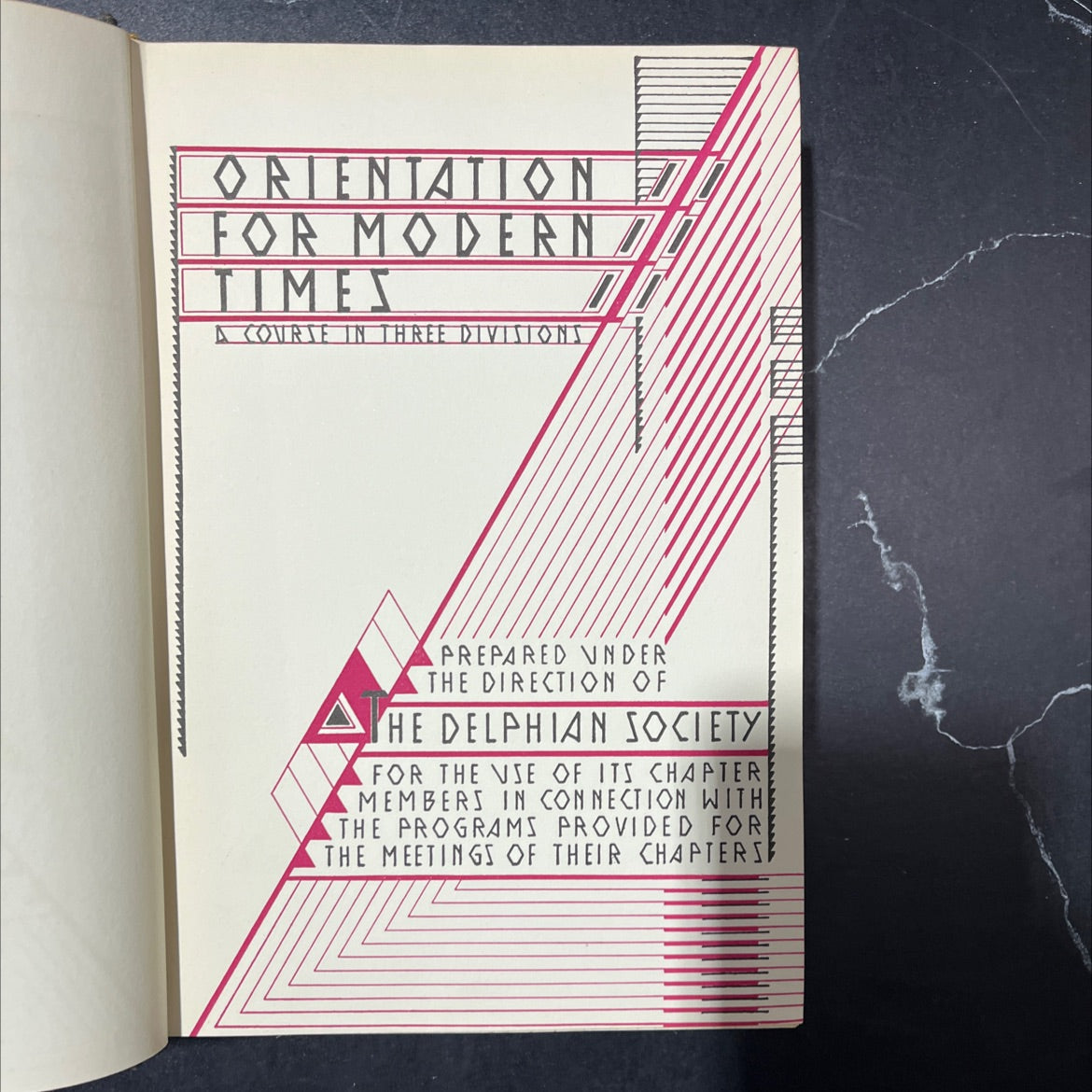 orientation for modern times a course in three divisions book, by unknown, 1936 Hardcover image 2