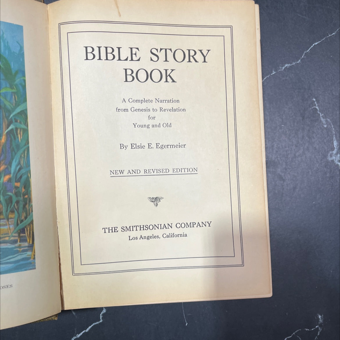 oses bible story book a complete narration from genesis to revelation for young and old book, by Elsie E. Egermeier, image 2