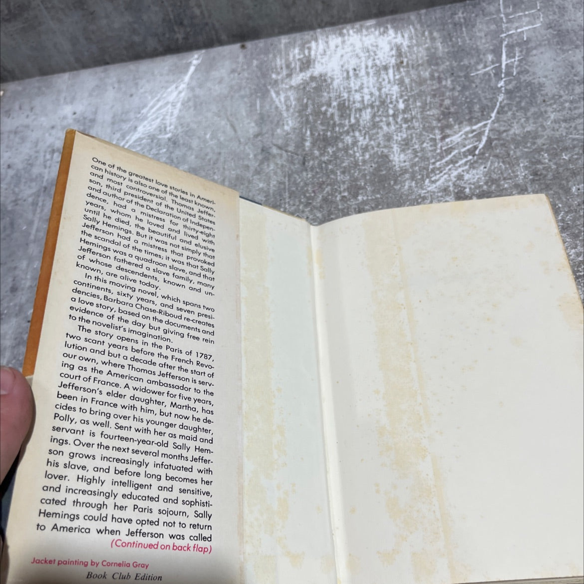 oud eking sally hemings a sai botair a novel book, by barbara chase-riboud, 1979 Hardcover image 4