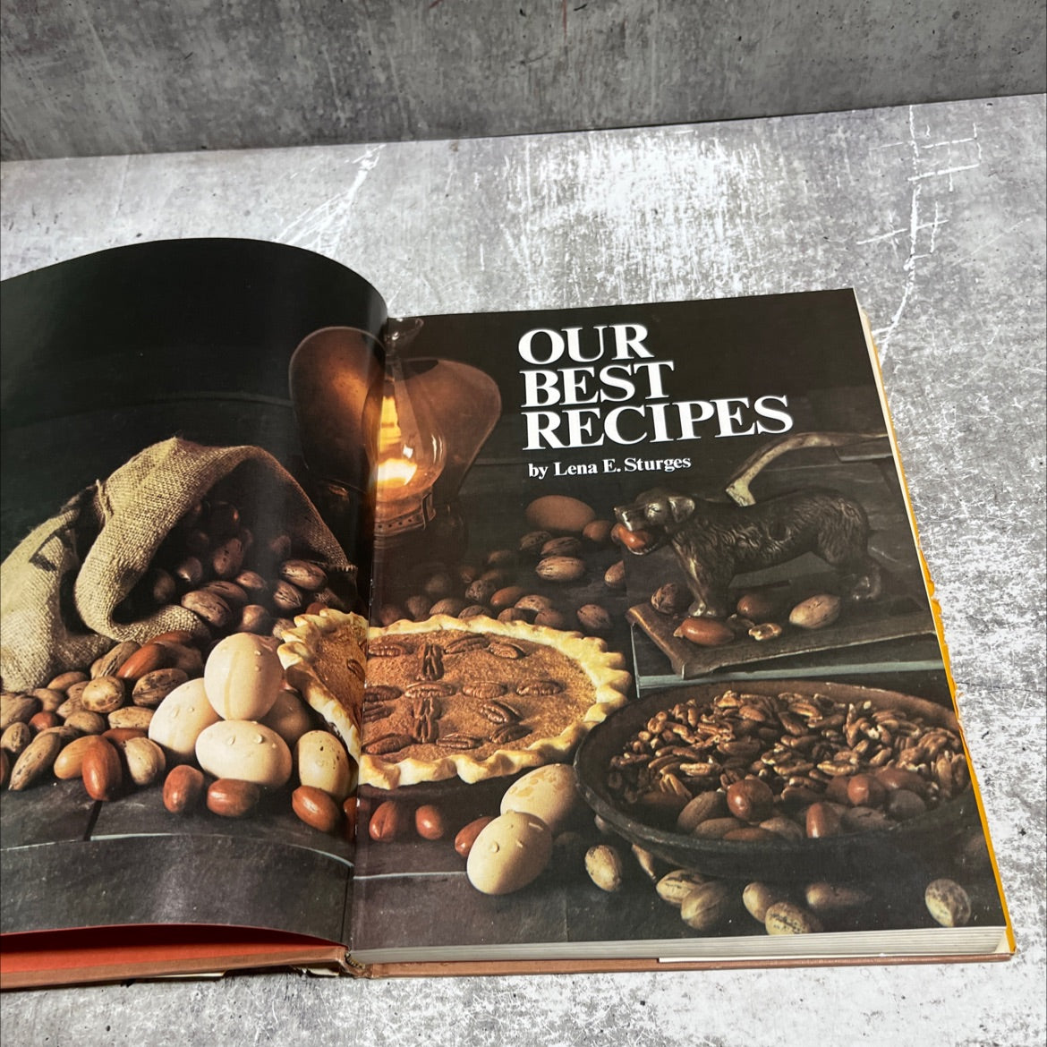 our best recipes book, by lena e. sturges, 1980 Hardcover image 2
