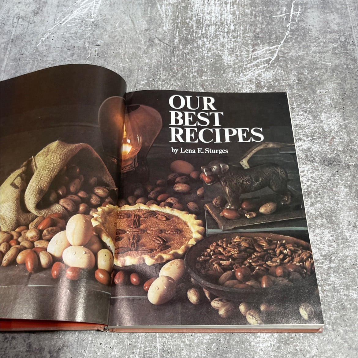 our best recipes book, by lena e. sturges, 1985 Hardcover image 2