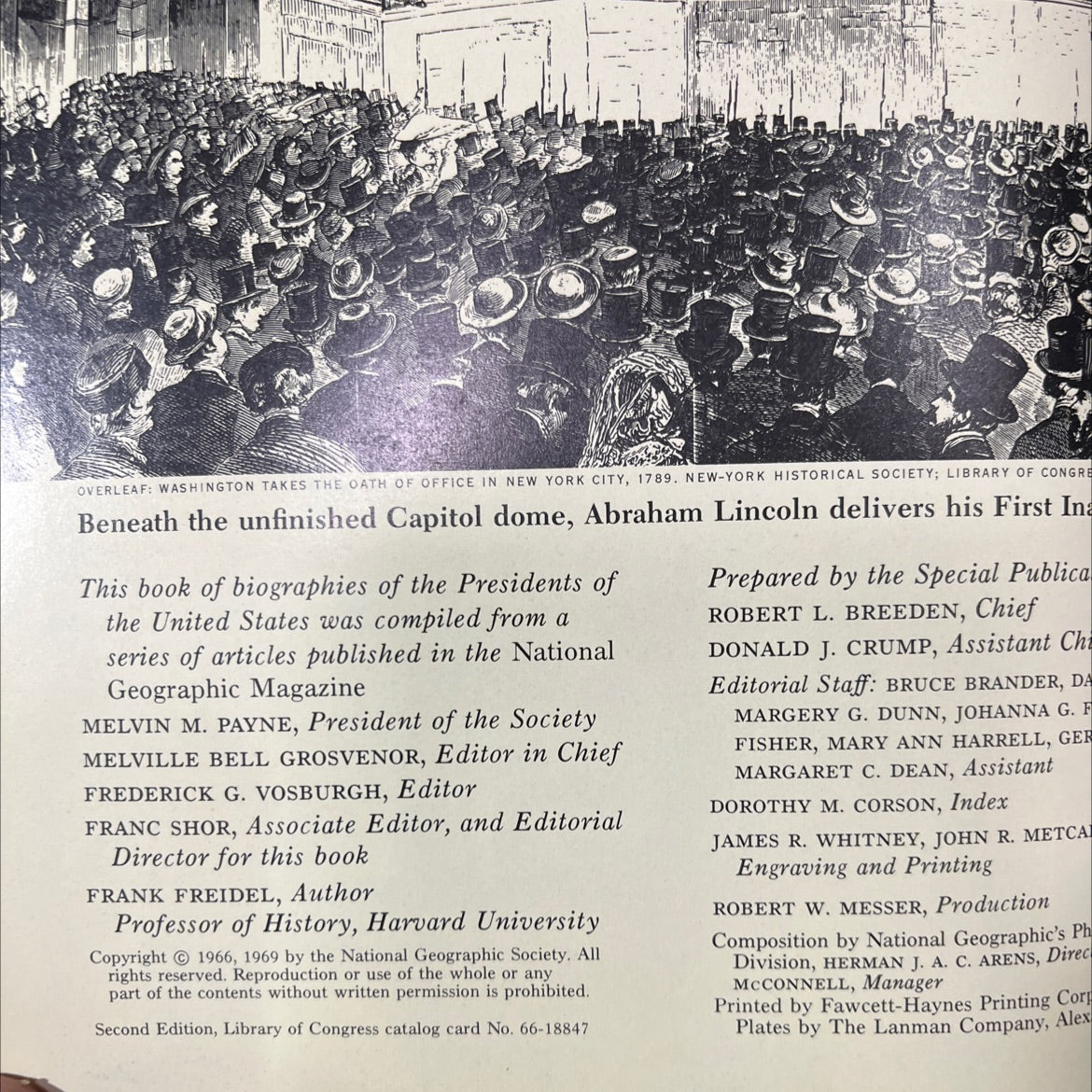 our country's presidents book, by frank freidel, 1969 Hardcover image 3