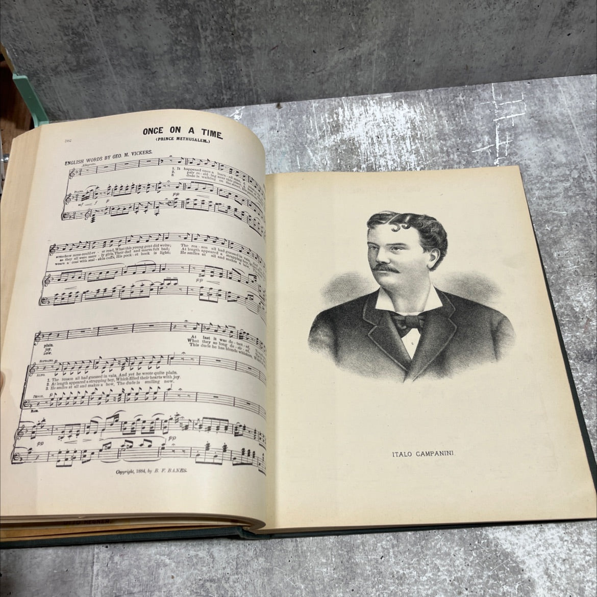 our hearts delight sweet melodies of the past and present book, by prof. charles f. escher, jr., 1900 Hardcover image 4