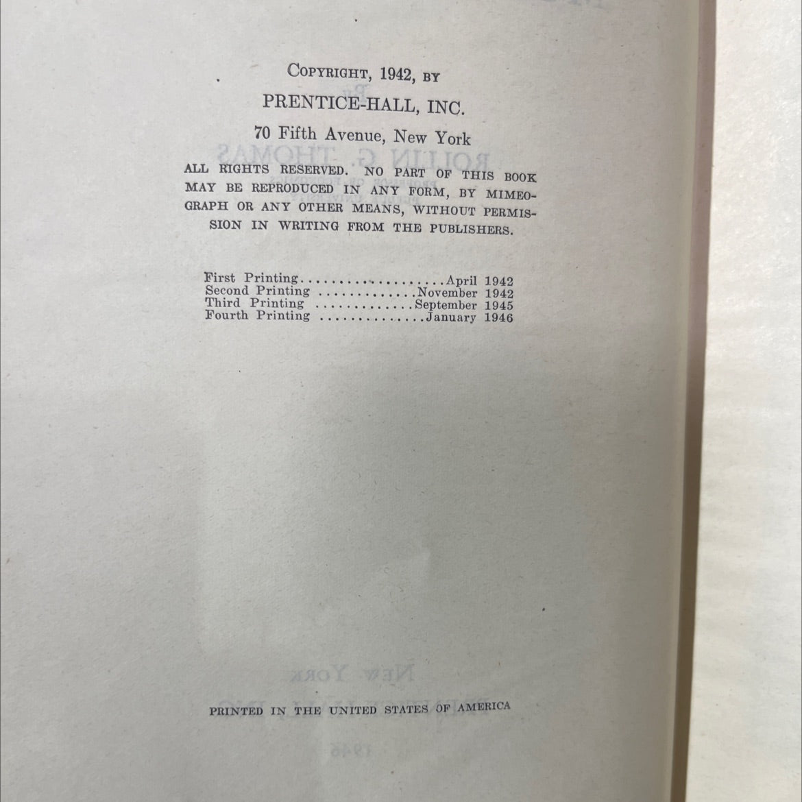 our modern banking and monetary system book, by rolling thomas, 1946 Hardcover image 3