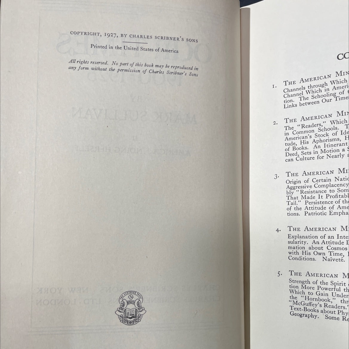 our times book, by mark sullivan, 1939 Hardcover image 3