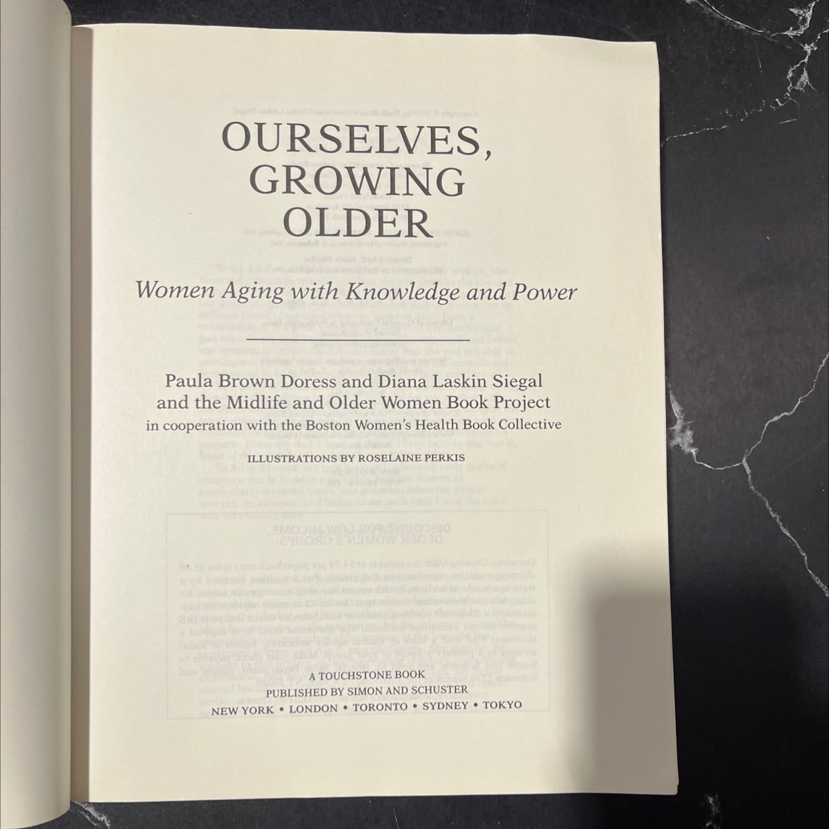 ourselves, growing older book, by Paula Brown Doress, Diana Laskin Siegal, 1987 Paperback image 2