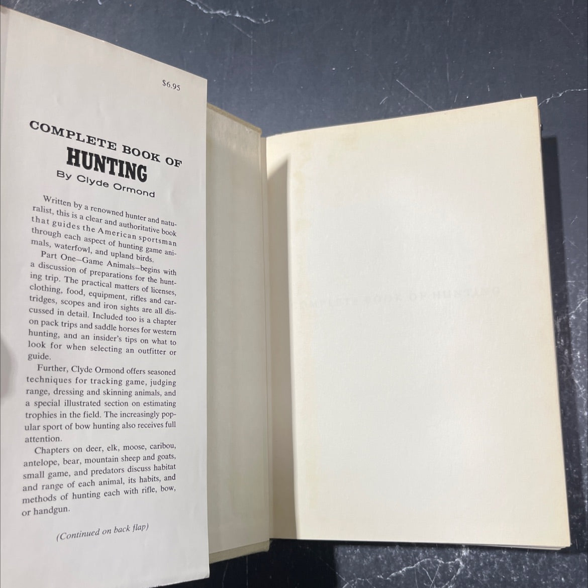 outdoor life complete book of hunting book, by Clyde Ormond, 1966 Hardcover image 4