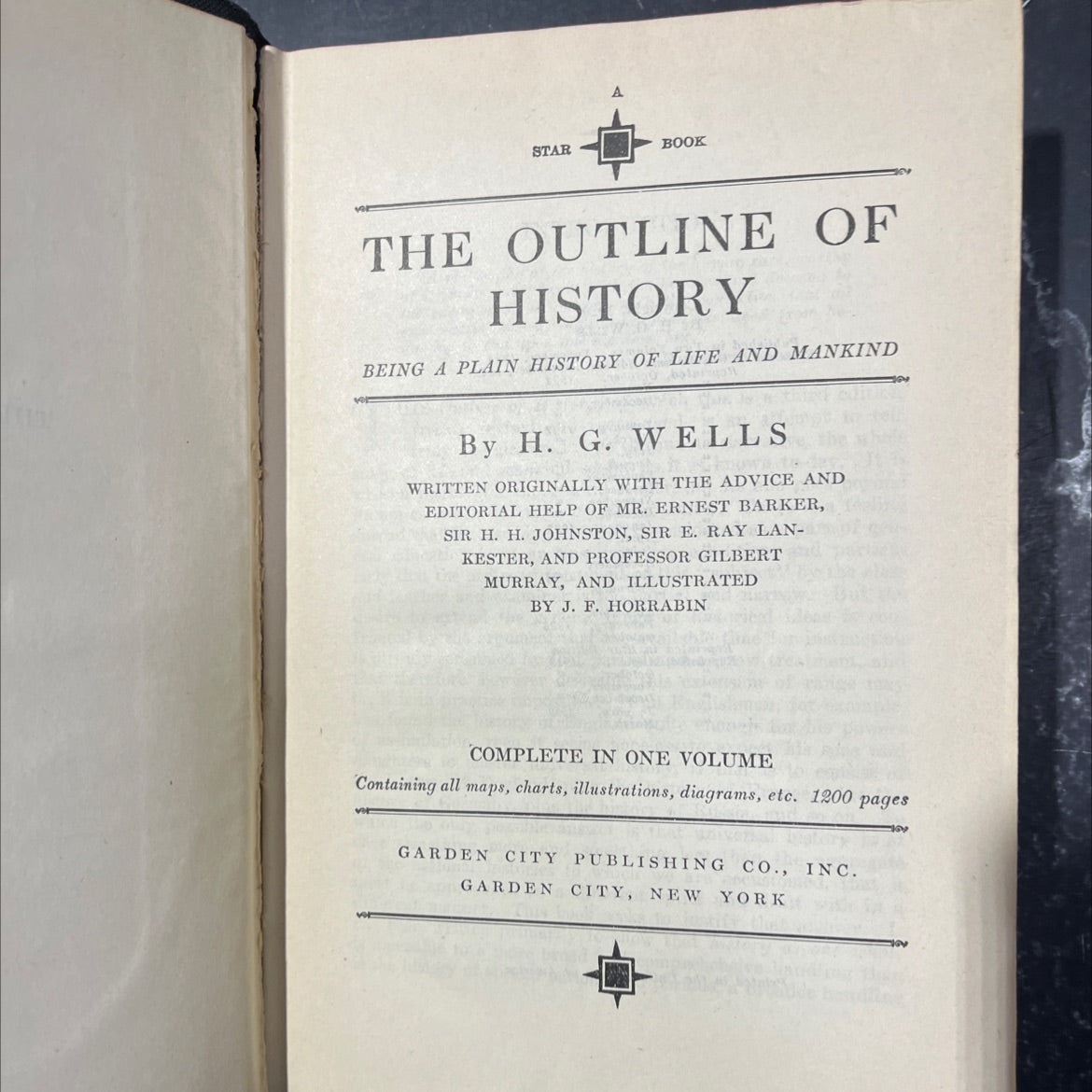 outline of history being a plain history of life and mankind book, by h. g. wells, 1921 Hardcover image 2