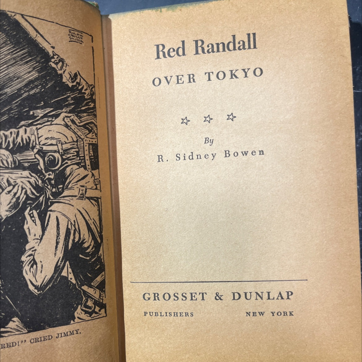 over tokyo book, by r. sidney bowen, 1944 Hardcover image 2