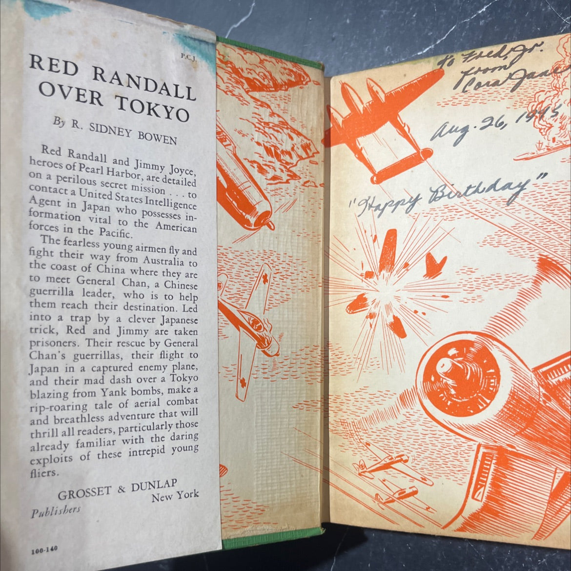 over tokyo book, by r. sidney bowen, 1944 Hardcover image 4