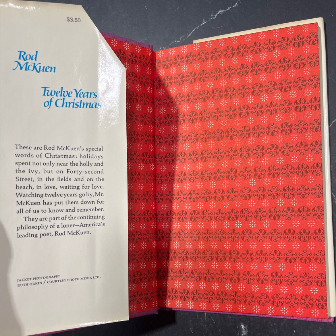 ows rod mckuen twelve years of christmas book, by Rod McKuen, 1969 Hardcover image 4