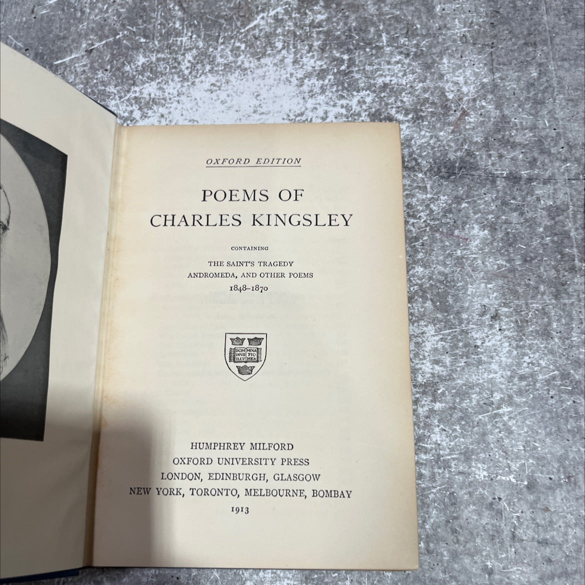 oxford edition poems of charles kingsley containing the saint's tragedy andromeda, and other poems book, by charles image 2