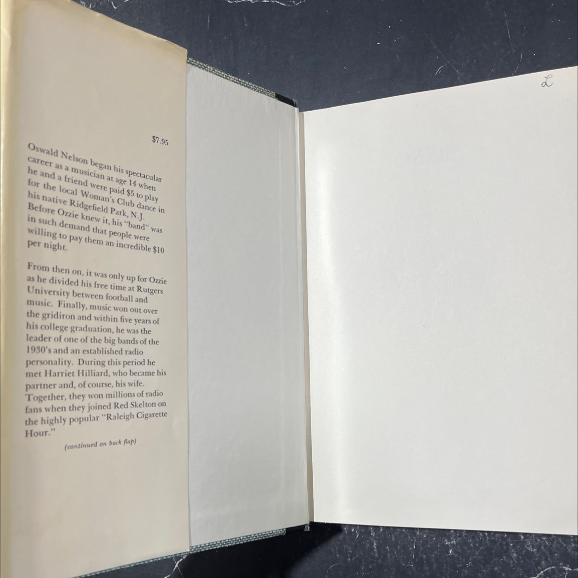 ozzie book, by ozzie nelson, 1973 Hardcover image 4
