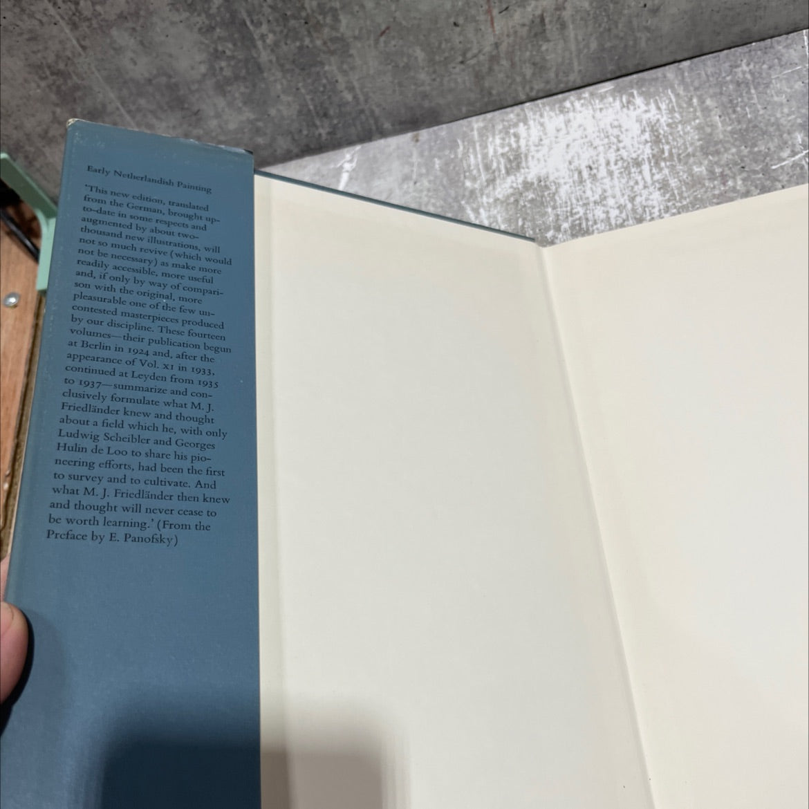 painting max j. friedländer hugo van der goes book, by max j. friedländer, 1969 Hardcover image 4