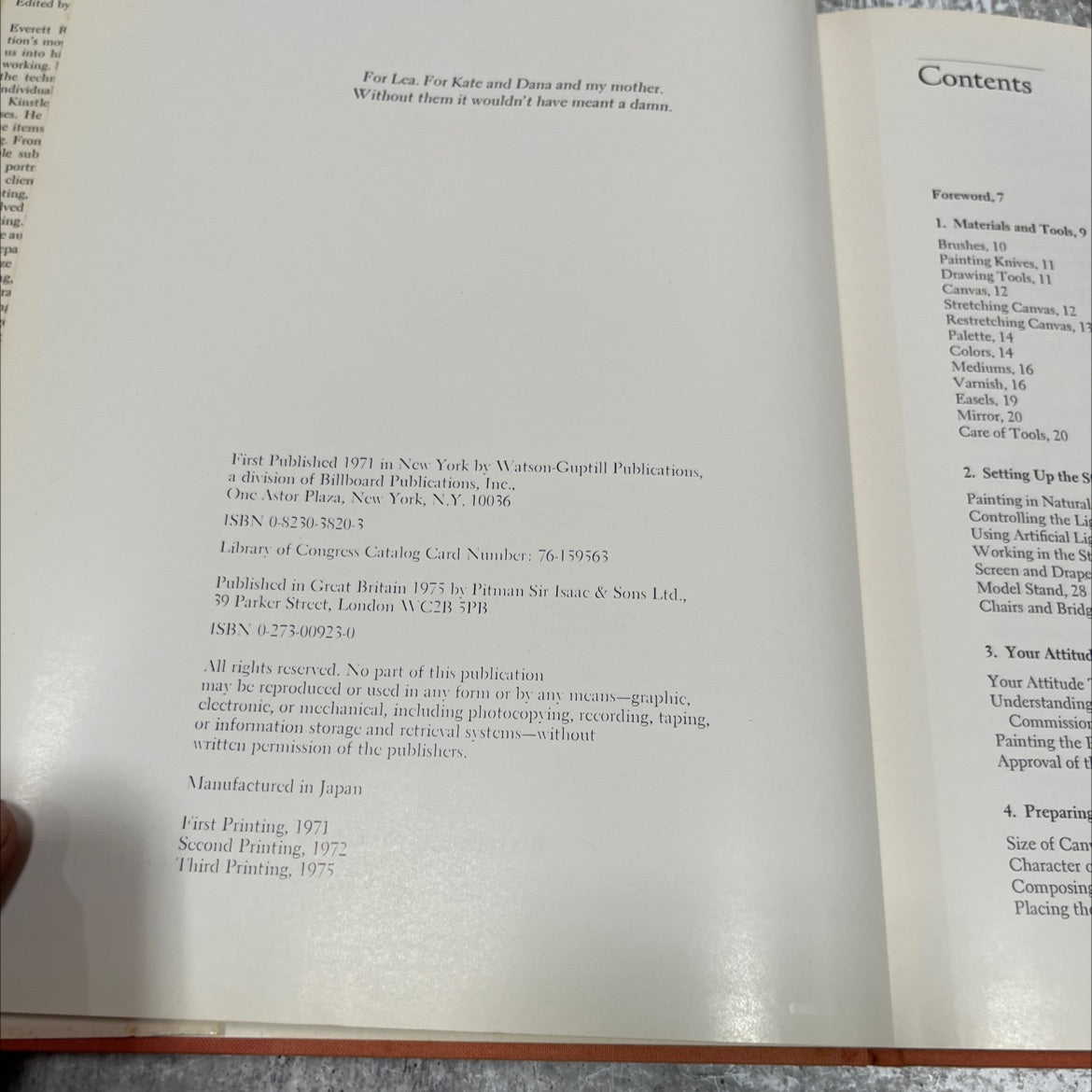 painting portraits book, by everett raymond kinstler, 1975 Hardcover image 3