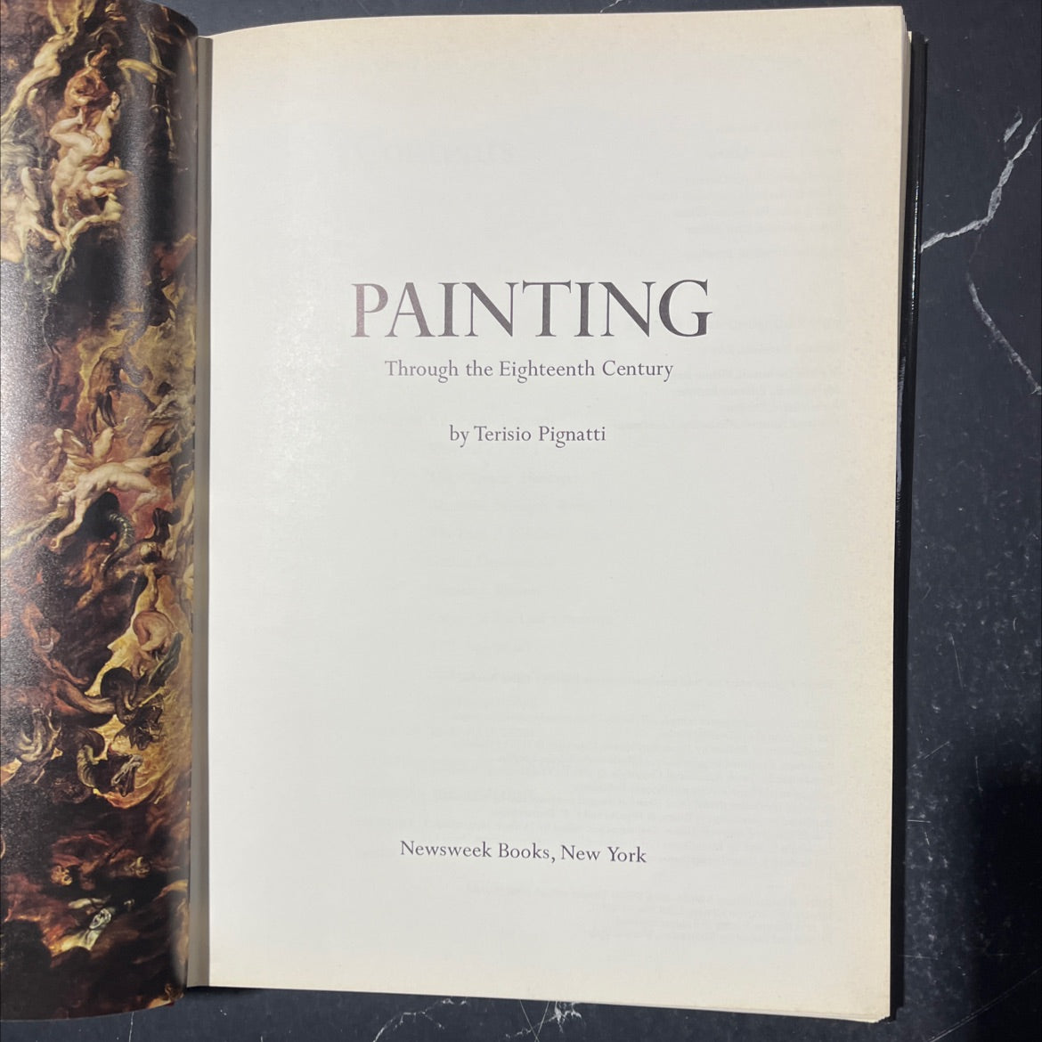 painting through the eighteenth century book, by terisio pignatti, 1974 Hardcover image 2