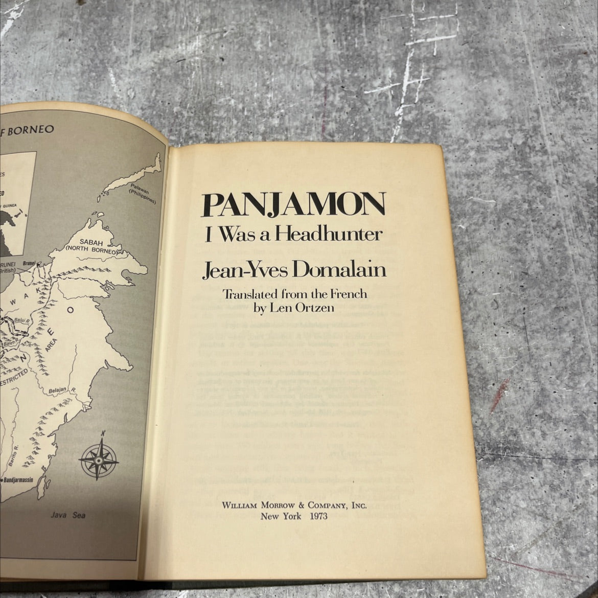 panjamon: a headhunter's experience book, by jean-yves domalain, 1973 Hardcover image 2