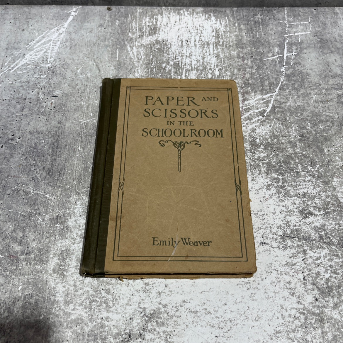 paper and scissors in the schoolroom book, by emily a. weaver, 1893 Hardcover image 1
