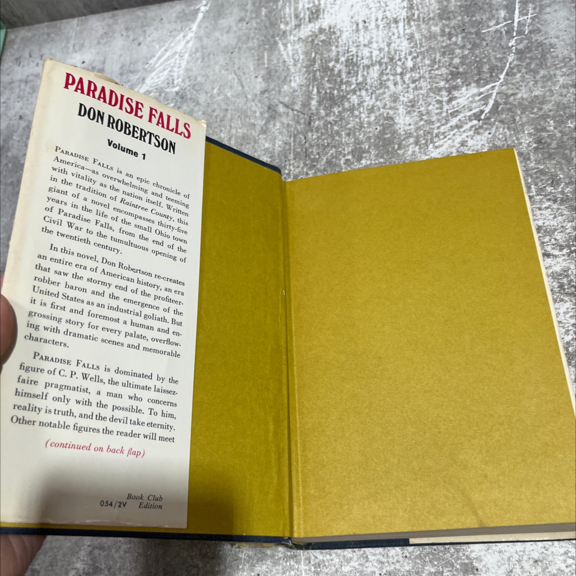 paradise falls book, by Don Robertson, 1968 Hardcover image 4