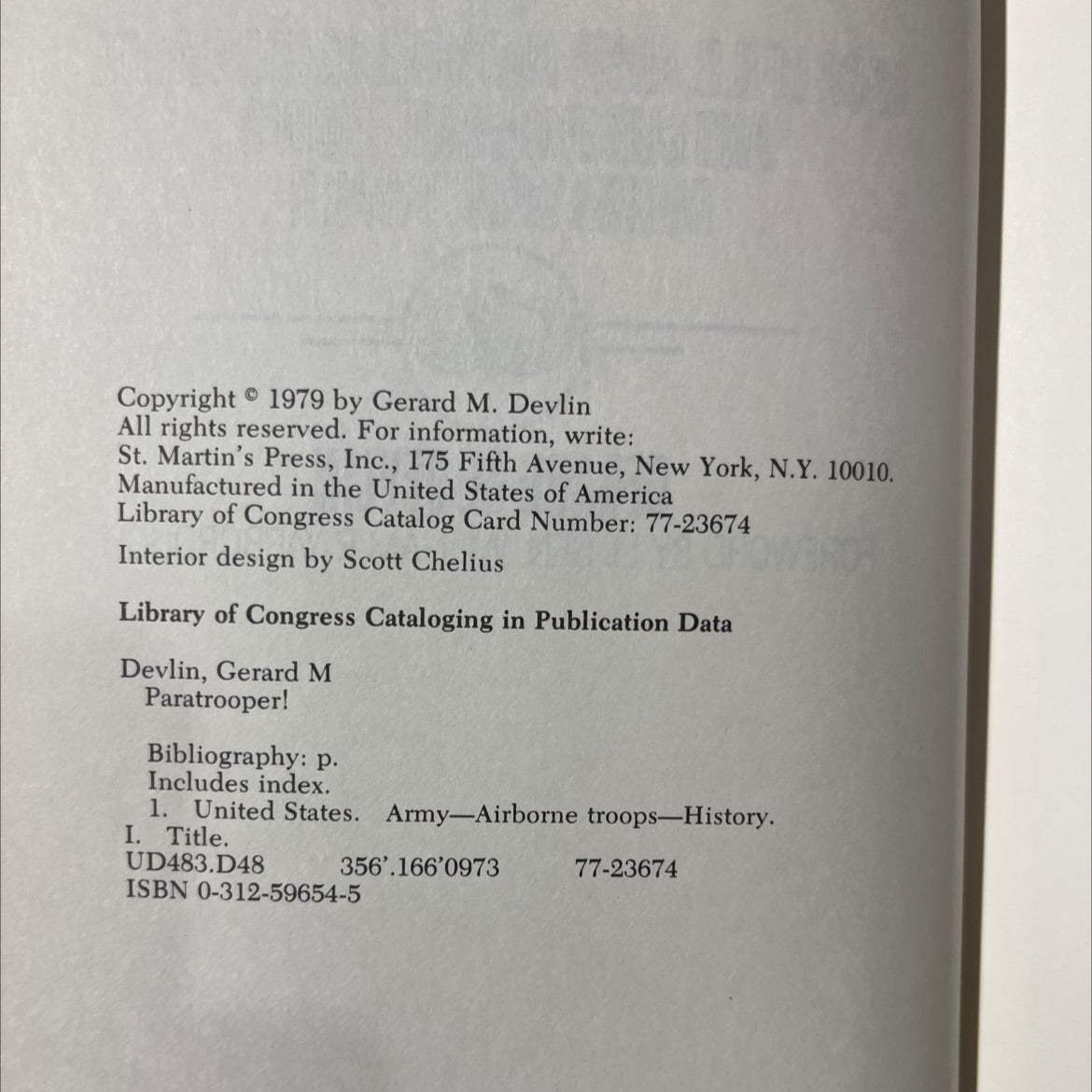 paratrooper! the saga of u.s. army and marine parachute and glider combat troops during world war ii book, by gerard m. image 3