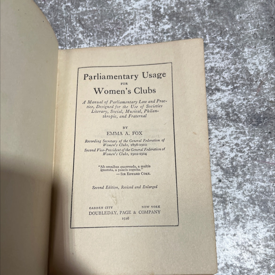 parliamentary usage for women's clubs a manual of parliamentary law and practice designed for the use of societies image 2