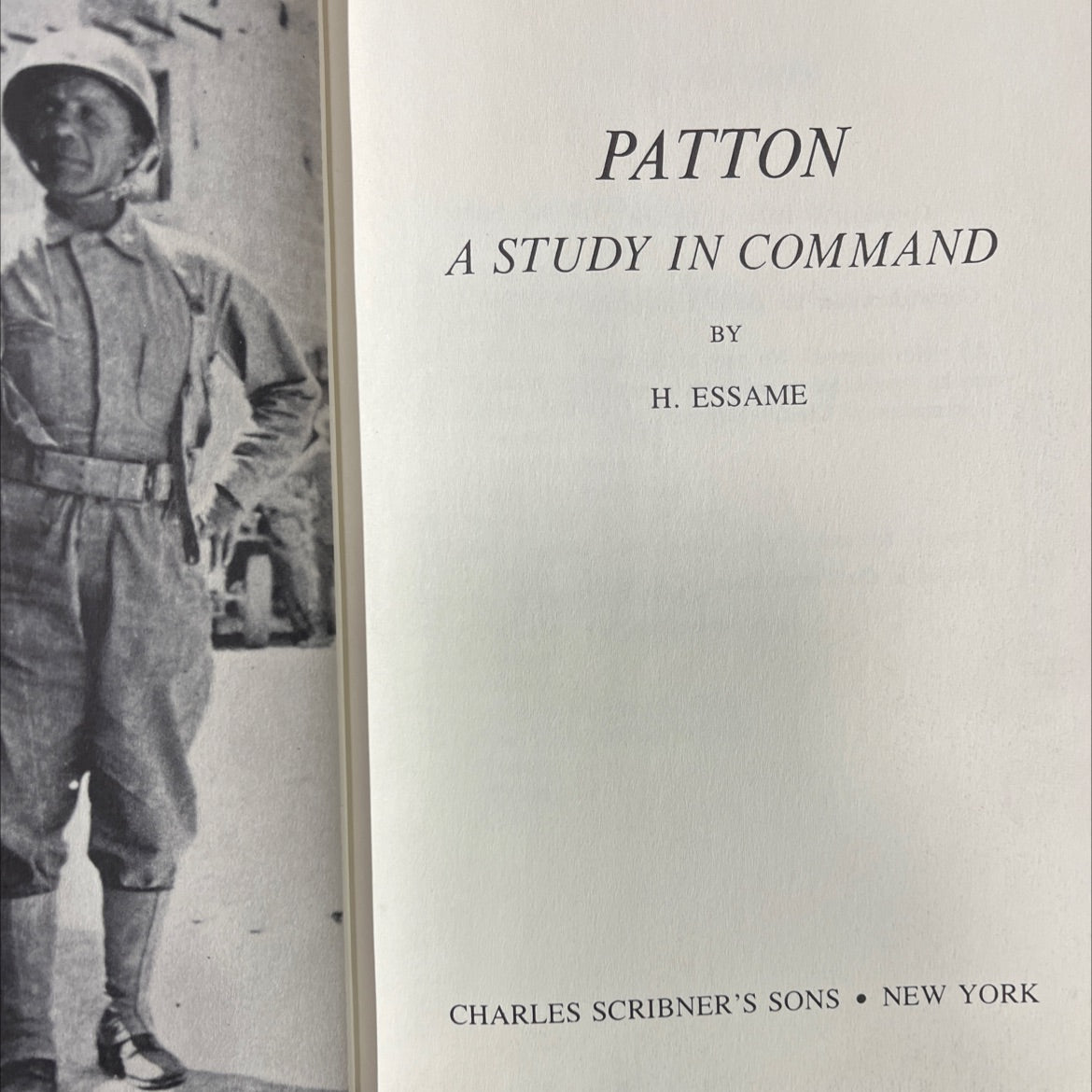 patton a study in command book, by h. essame, 1974 Hardcover image 2