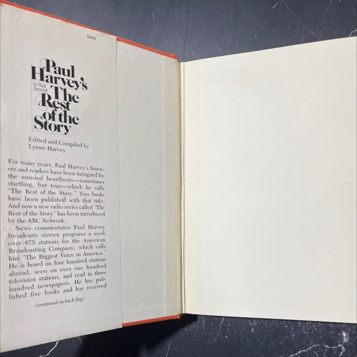 paul harvey's the rest of the story book, by paul aurandt, 1977 Hardcover image 4