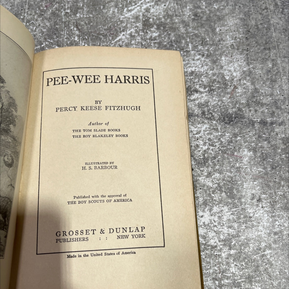 pee-wee harris book, by percy keese fitzhugh, 1922 Hardcover image 2