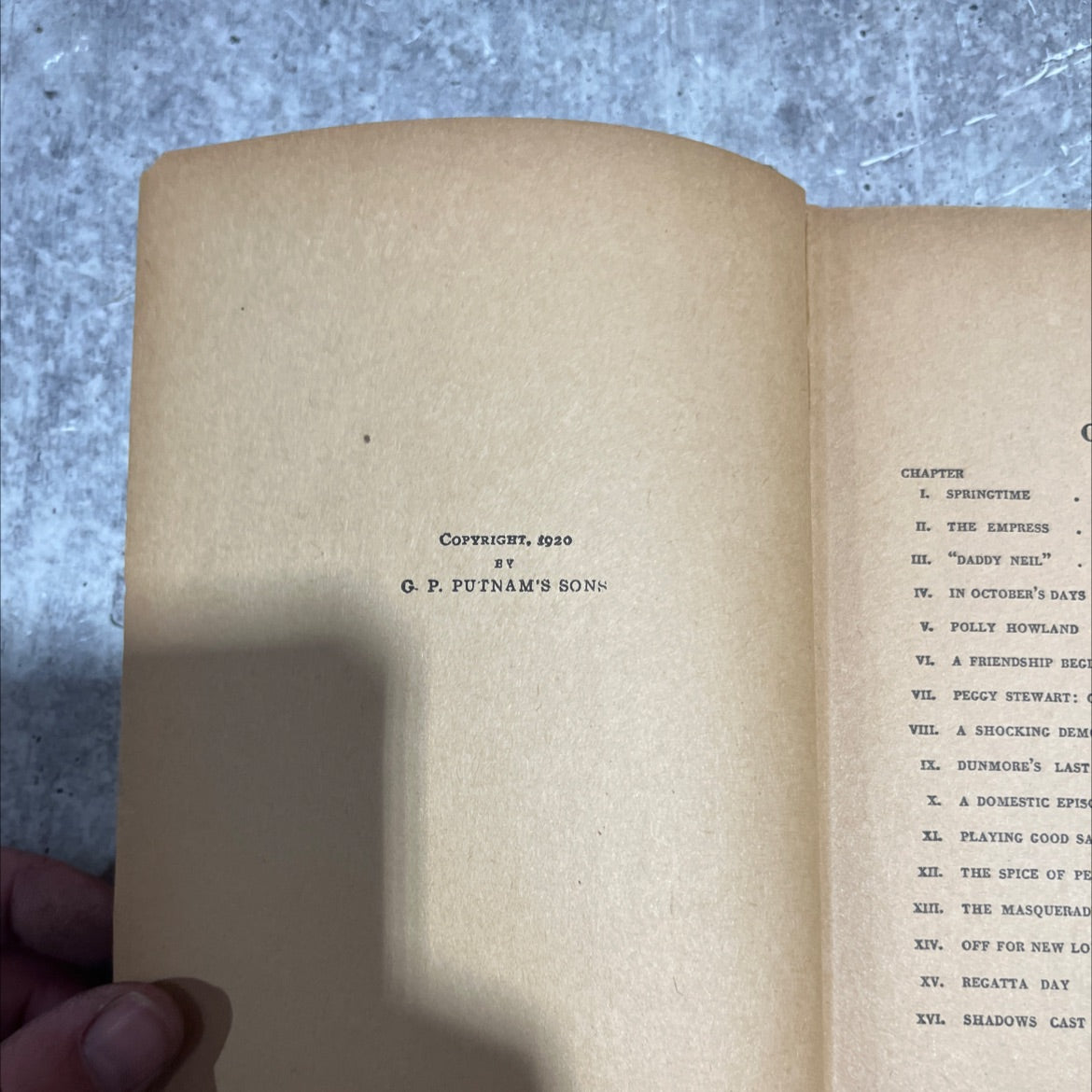 peggy stewart at home book, by gabrielle e. jackson, 1920 Hardcover image 3