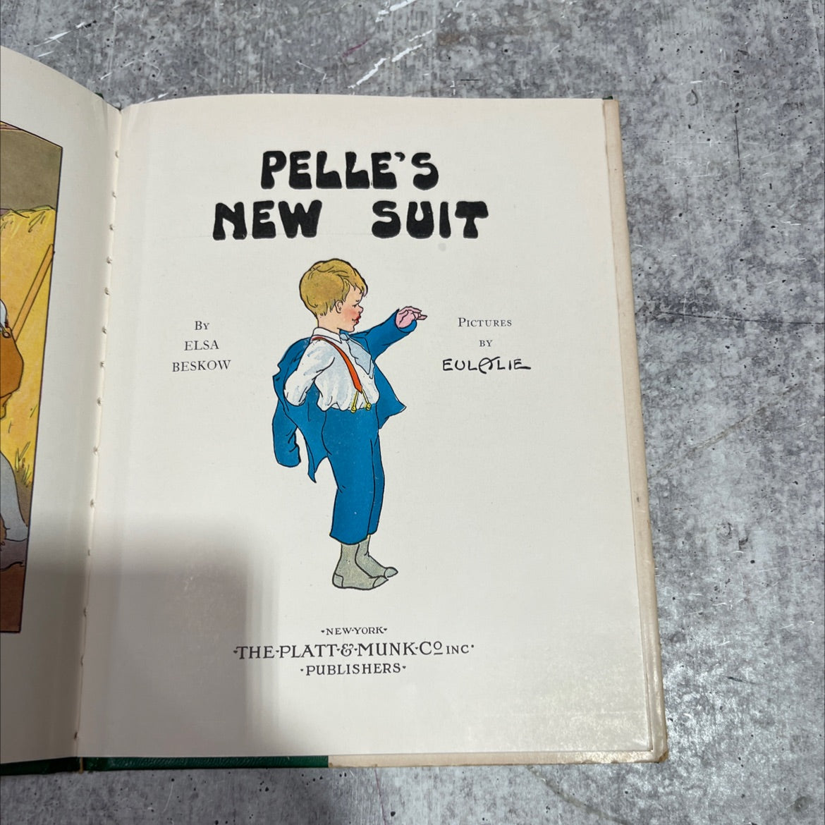 pelle's new suit book, by elsa beskow, 1930 Hardcover image 2