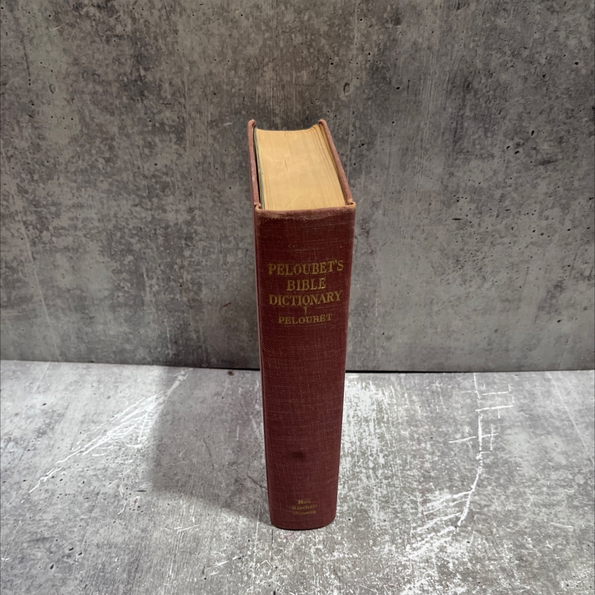 peloubet's bible dictionary book, by f. n. peloubet, d. d., 1947 Hardcover image 4