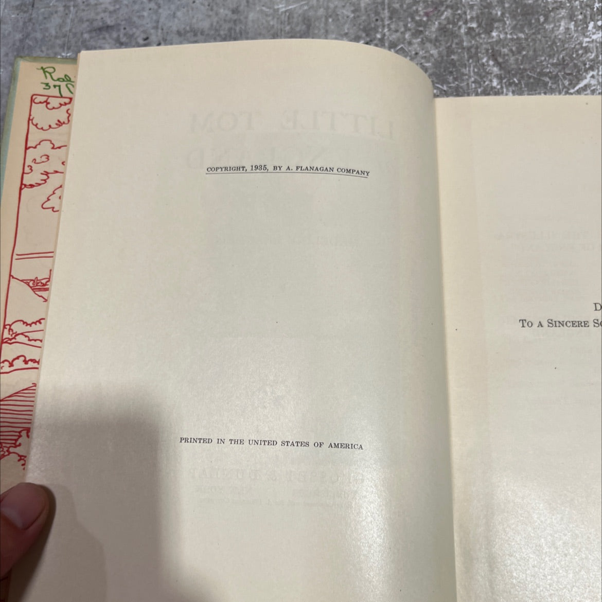 pembroke castle little tom of england book, by madeline brandeis, 1935 Hardcover image 3
