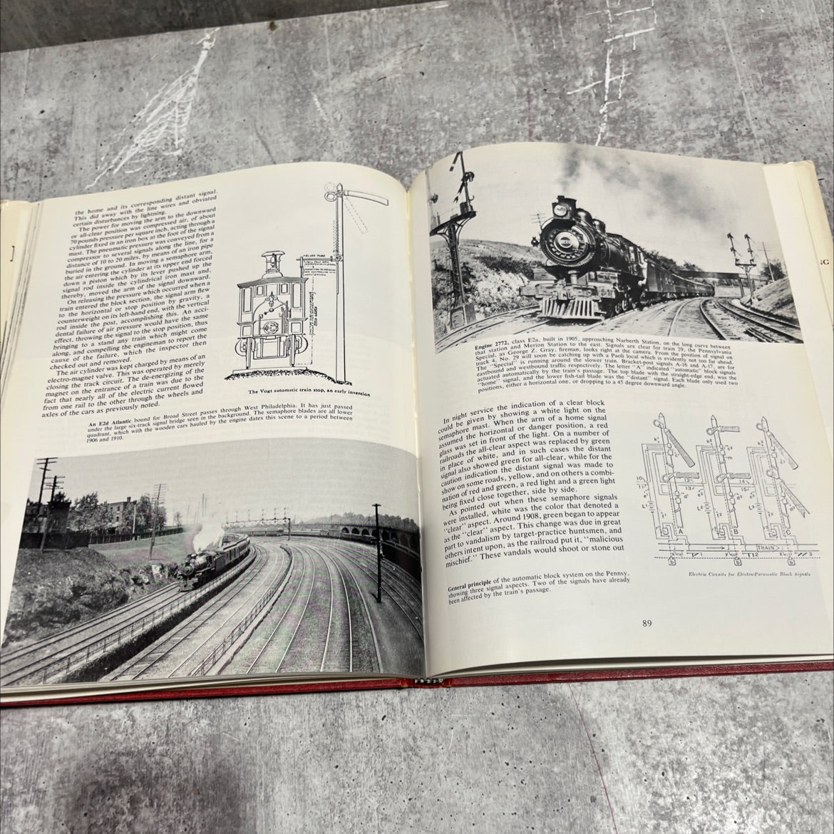 pennsy steam and semaphores book, by fred westing, 1981 Hardcover image 4