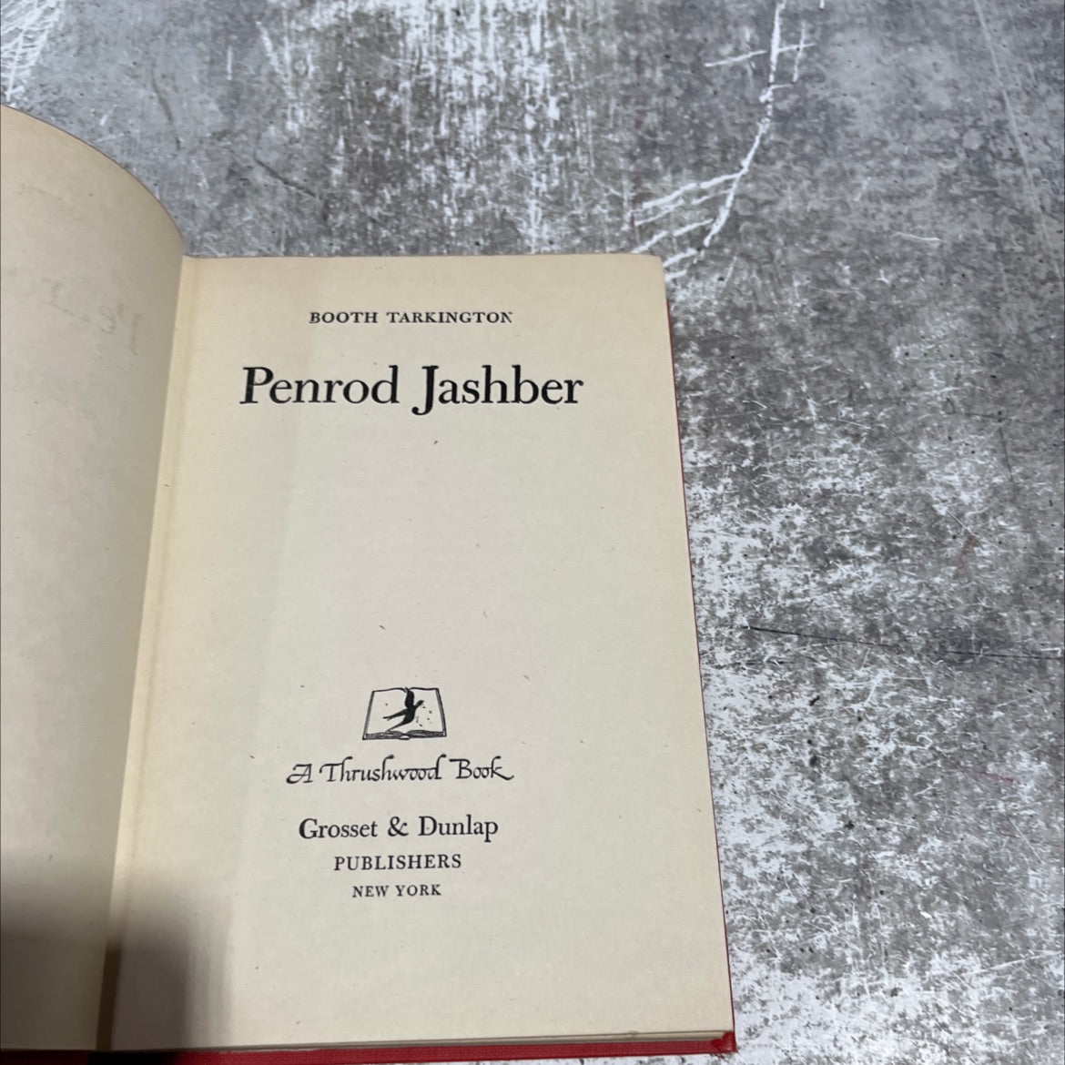 penrod jashber book, by booth tarkington, 1929 Hardcover image 2