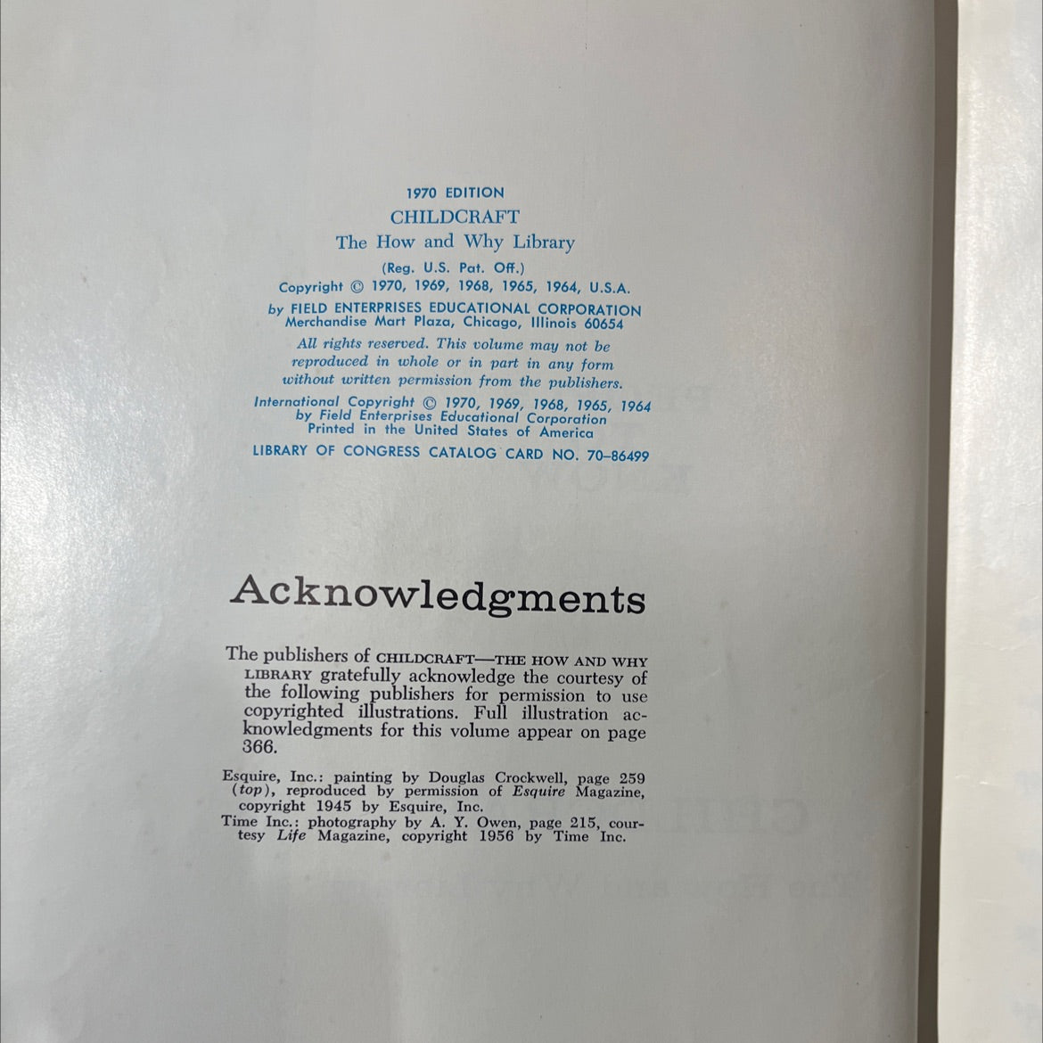 people to know childcraft the how and why library book, by field enterprises educational corporation, 1970 Hardcover image 3