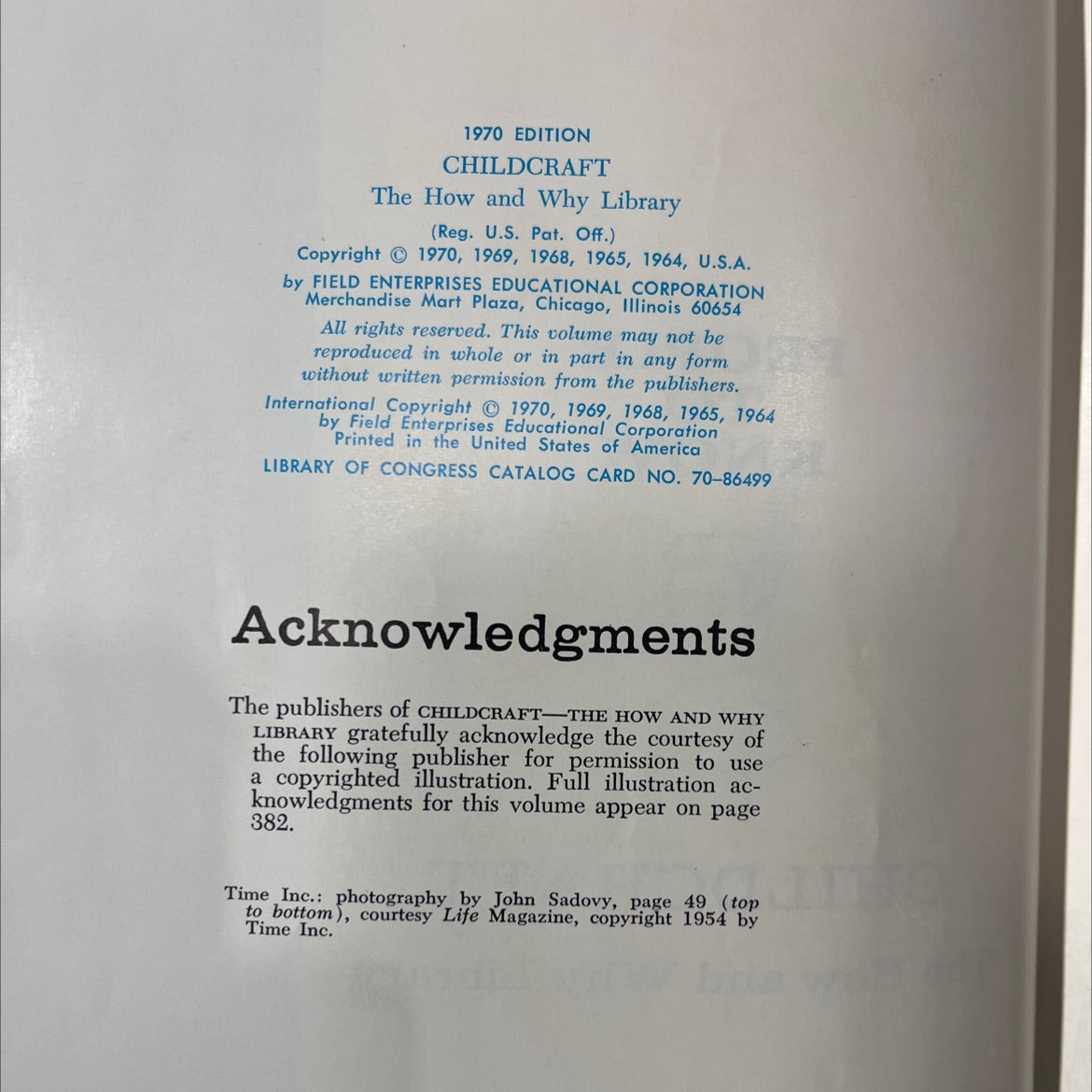 people to know d childcraft the how and why library book, by field enterprises educational corporation, 1970 Hardcover image 3