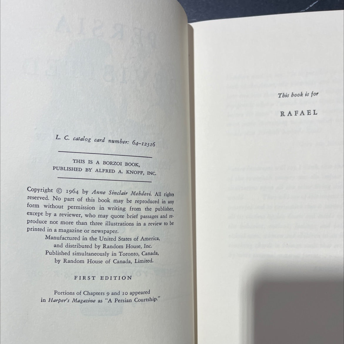 persia revisited book, by Anne Sinclair Mehdevi, 1964 Hardcover image 3