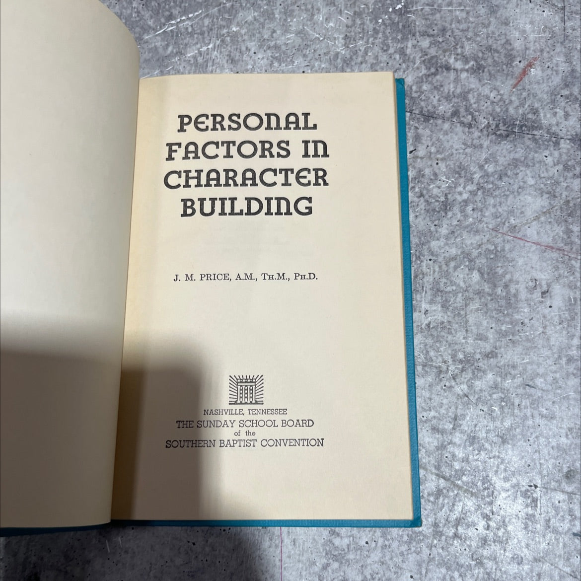 personal factors in character building book, by j. m. price, 1934 Hardcover image 2