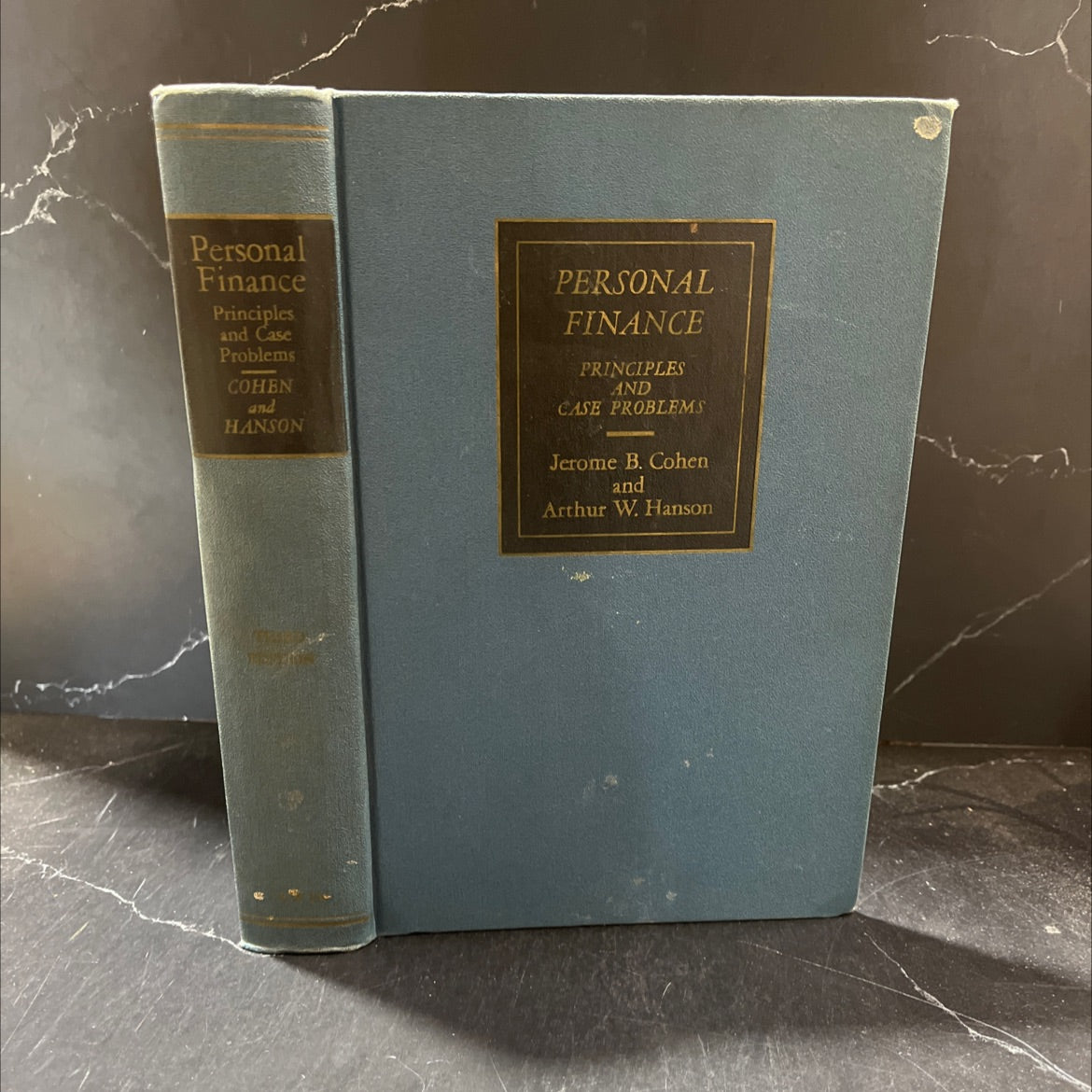 personal finance principles and case problems book, by Jerome B. Cohen, Arthur W. Hanson, 1964 Hardcover image 1