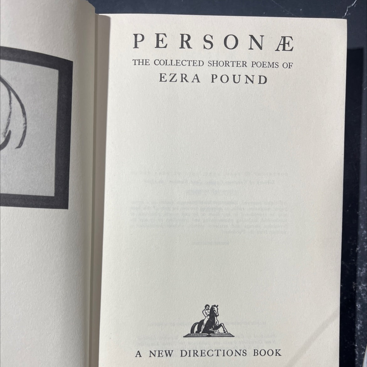 persone the collected shorter poems of ezra pound book, by ezra pound, 1971 Hardcover image 2