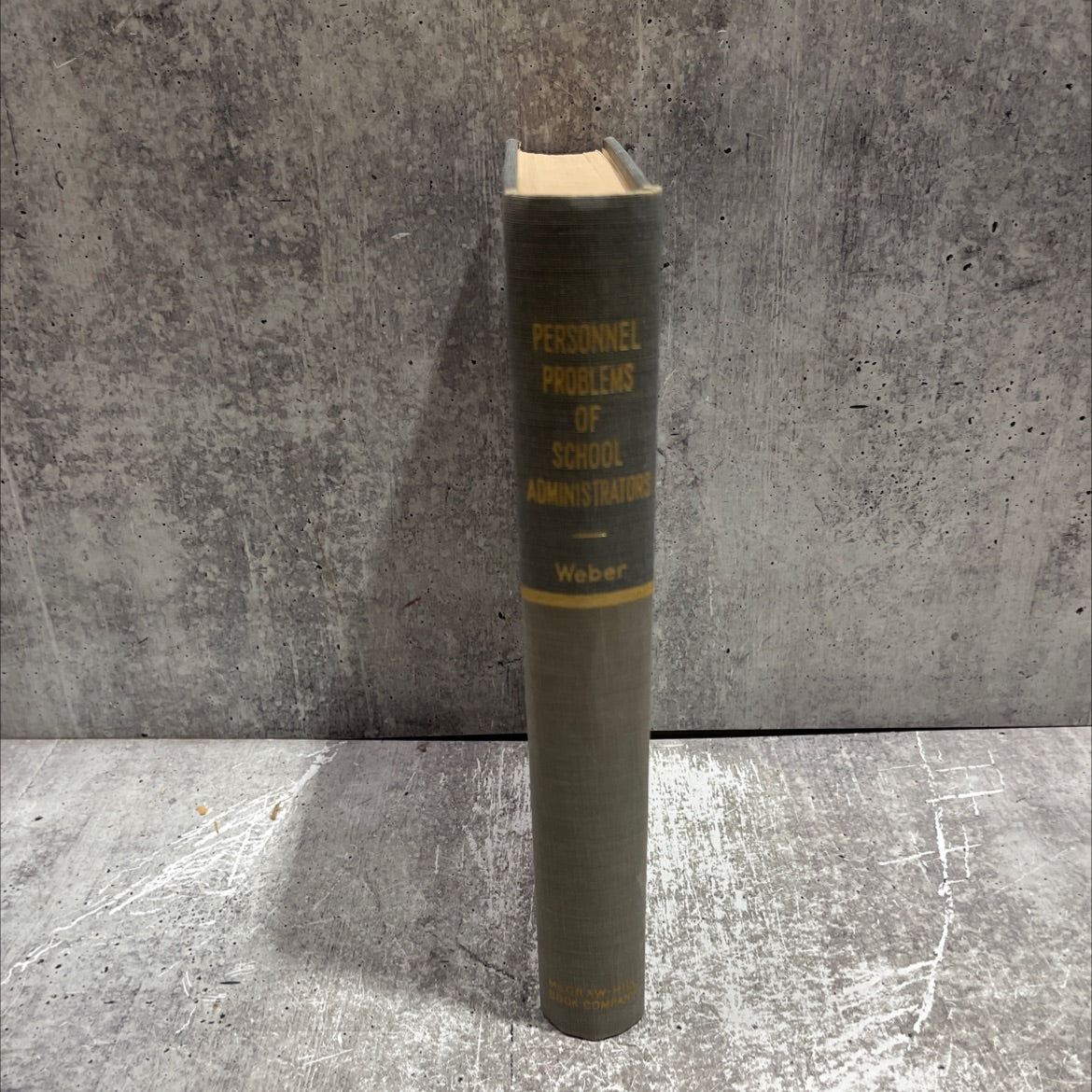 personnel problems of school administrators book, by clarence a. weber, ph.d., 1954 Hardcover image 4