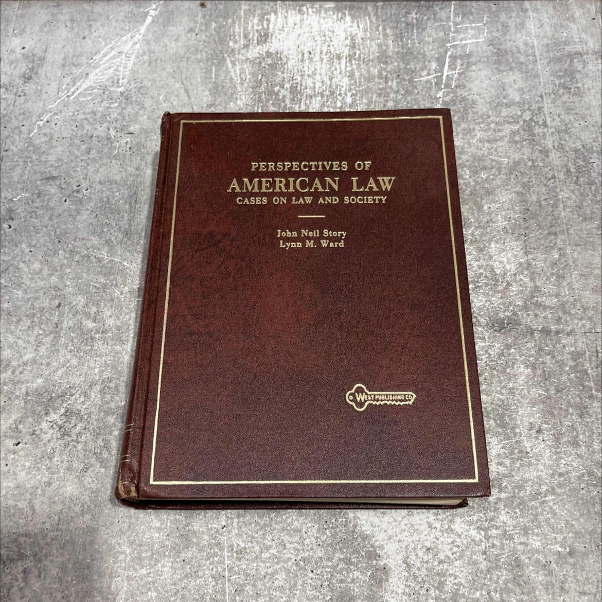 perspectives of american law cases on law and society book, by john neil story, lynn m. ward, 1974 Hardcover image 1