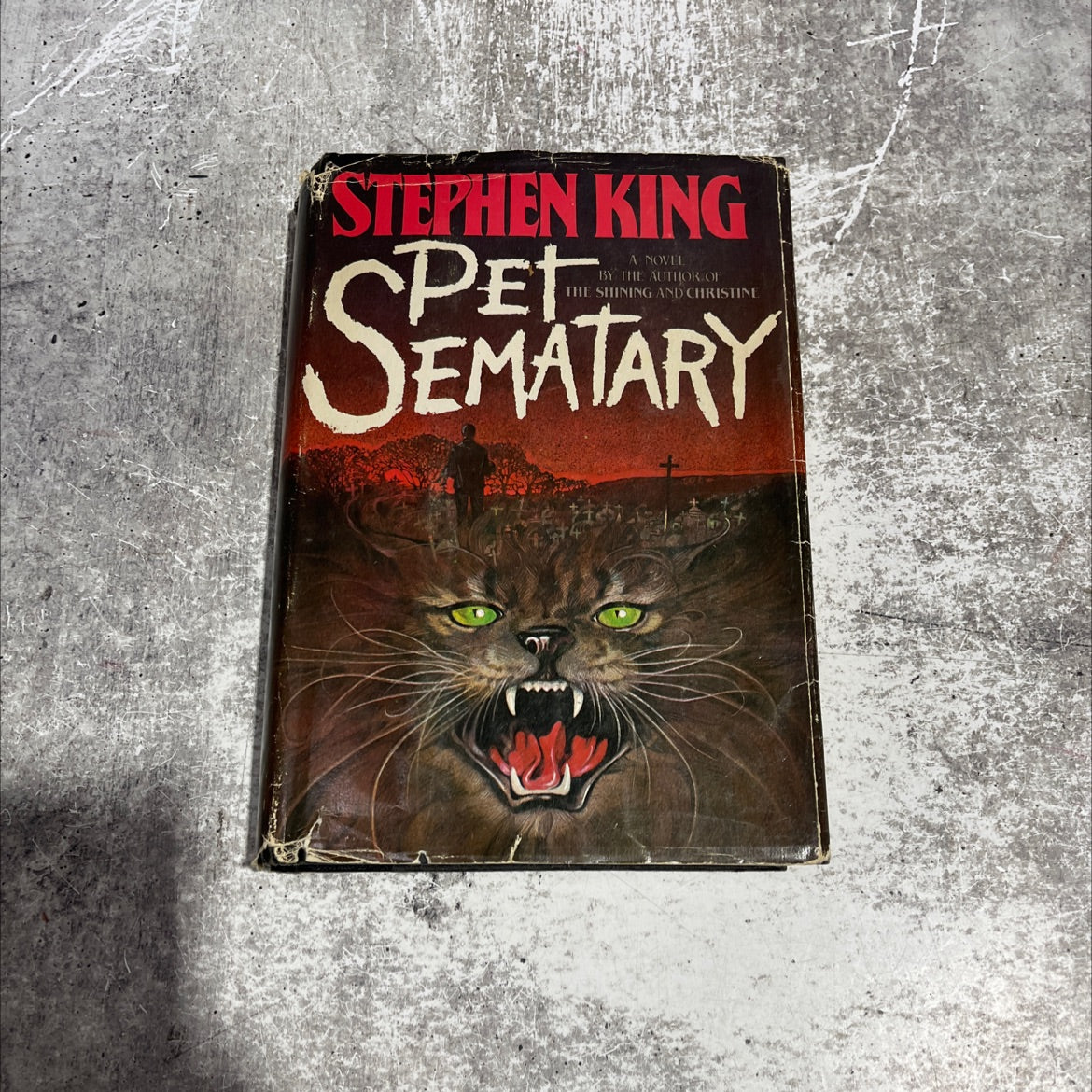 pet sematary book, by stephen king, 1983 Hardcover image 1