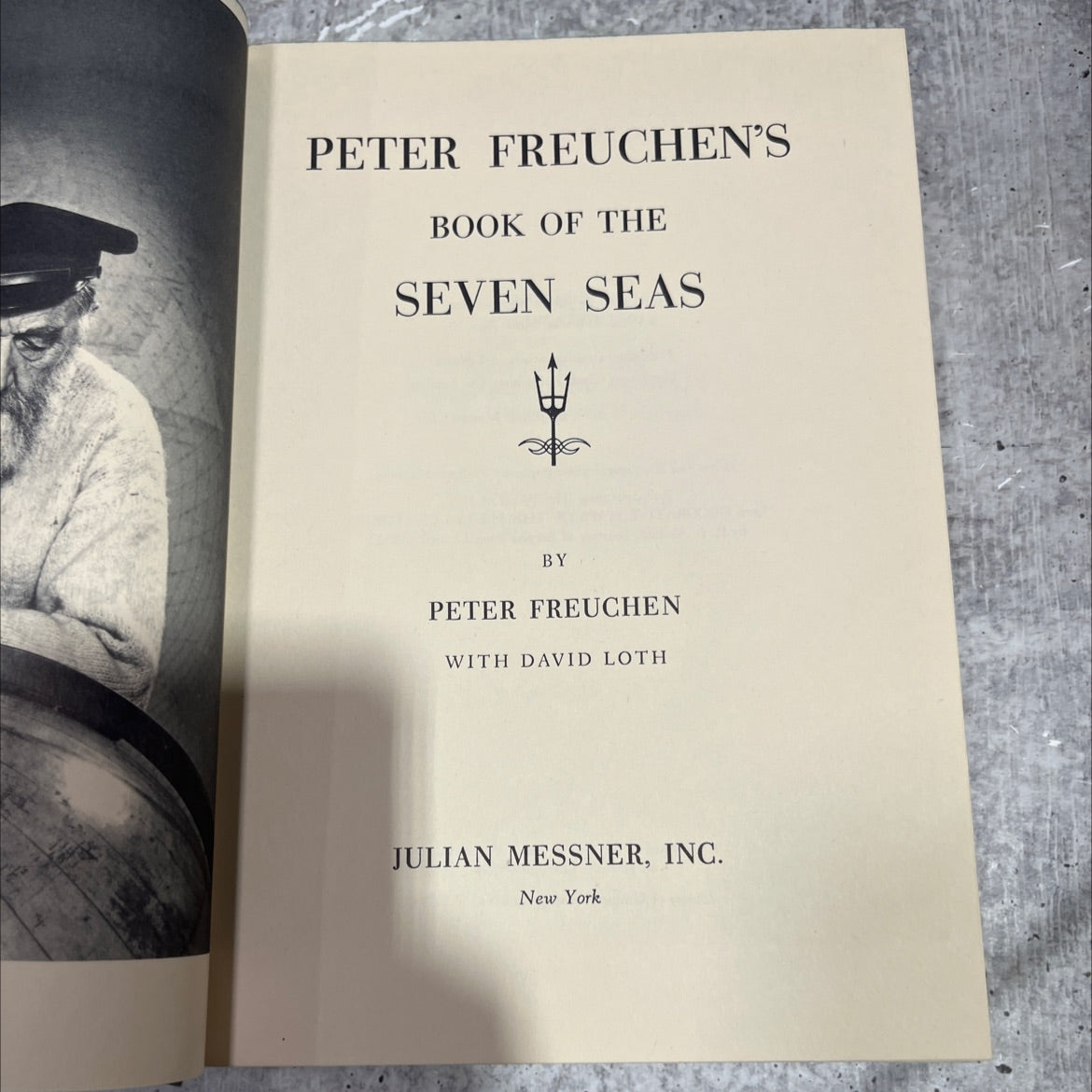 peter freuchen's book of the seven seas book, by peter freuchen with david loth, 1957 Hardcover image 2