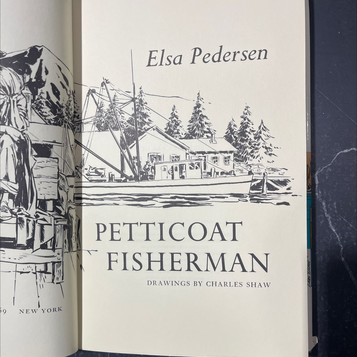petticoat fisherman book, by elsa pedersen, 1969 Hardcover image 2