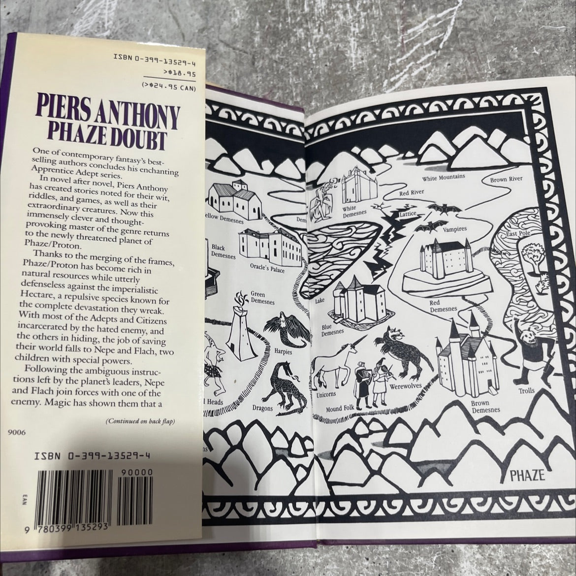phaze doubt book, by piers anthony, 1990 Hardcover image 4
