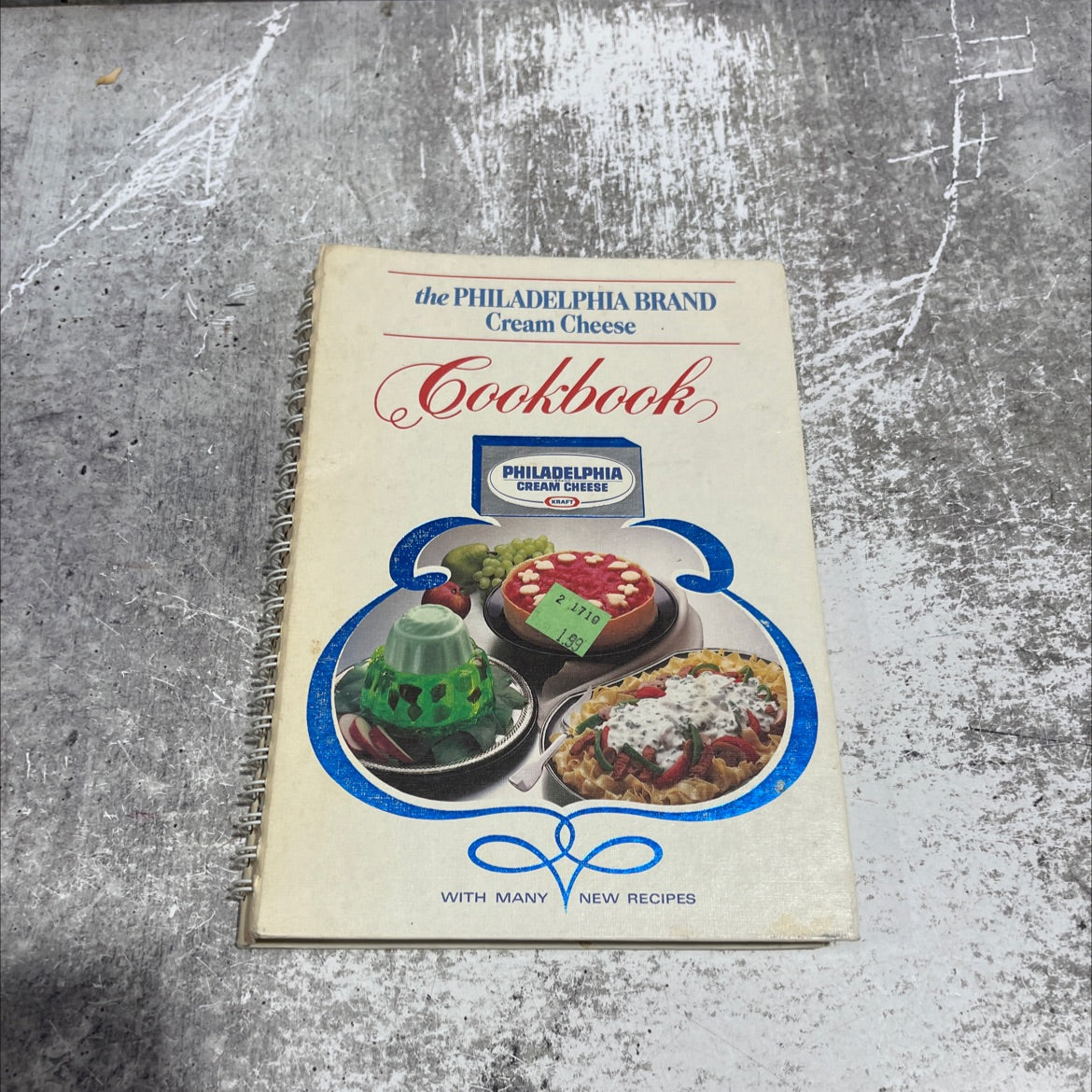 philadelphia brand cream cheese cookbook book, by Kraft Kitchens, 1981 Hardcover image 1