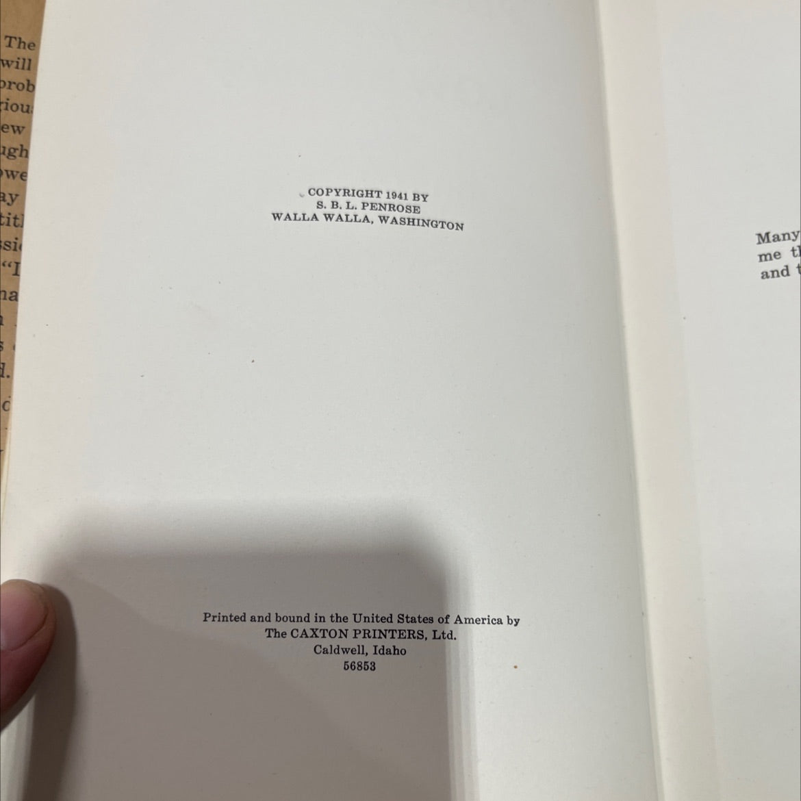 SIGNED philosophy for lowbrows book, by S. B. L. Penrose, 1941 Hardcover, First Edition, Vintage image 3