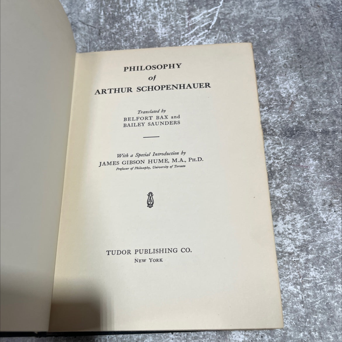 philosophy of arthur schopenhauer book, by arthur schopenhauer, 1936 Hardcover image 2