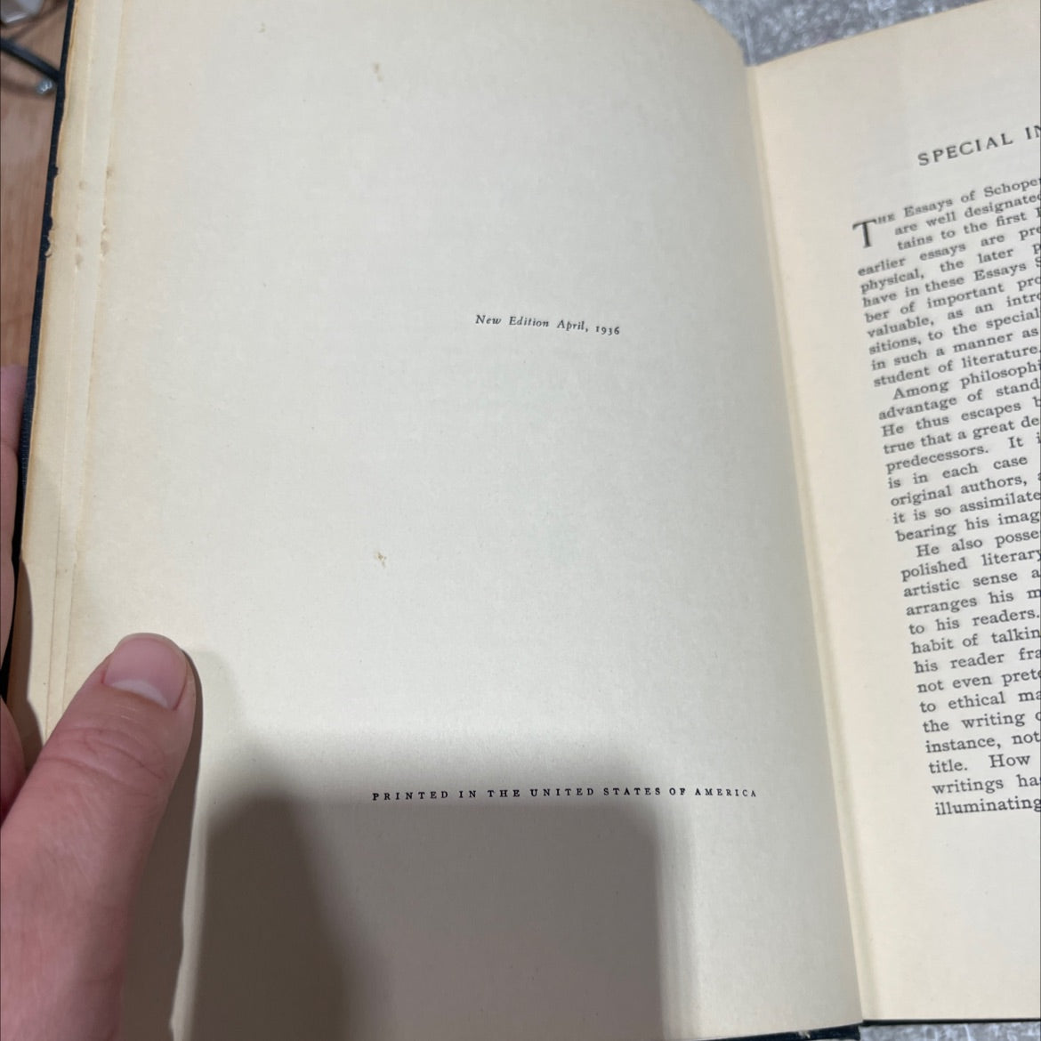 philosophy of arthur schopenhauer book, by arthur schopenhauer, 1936 Hardcover image 3